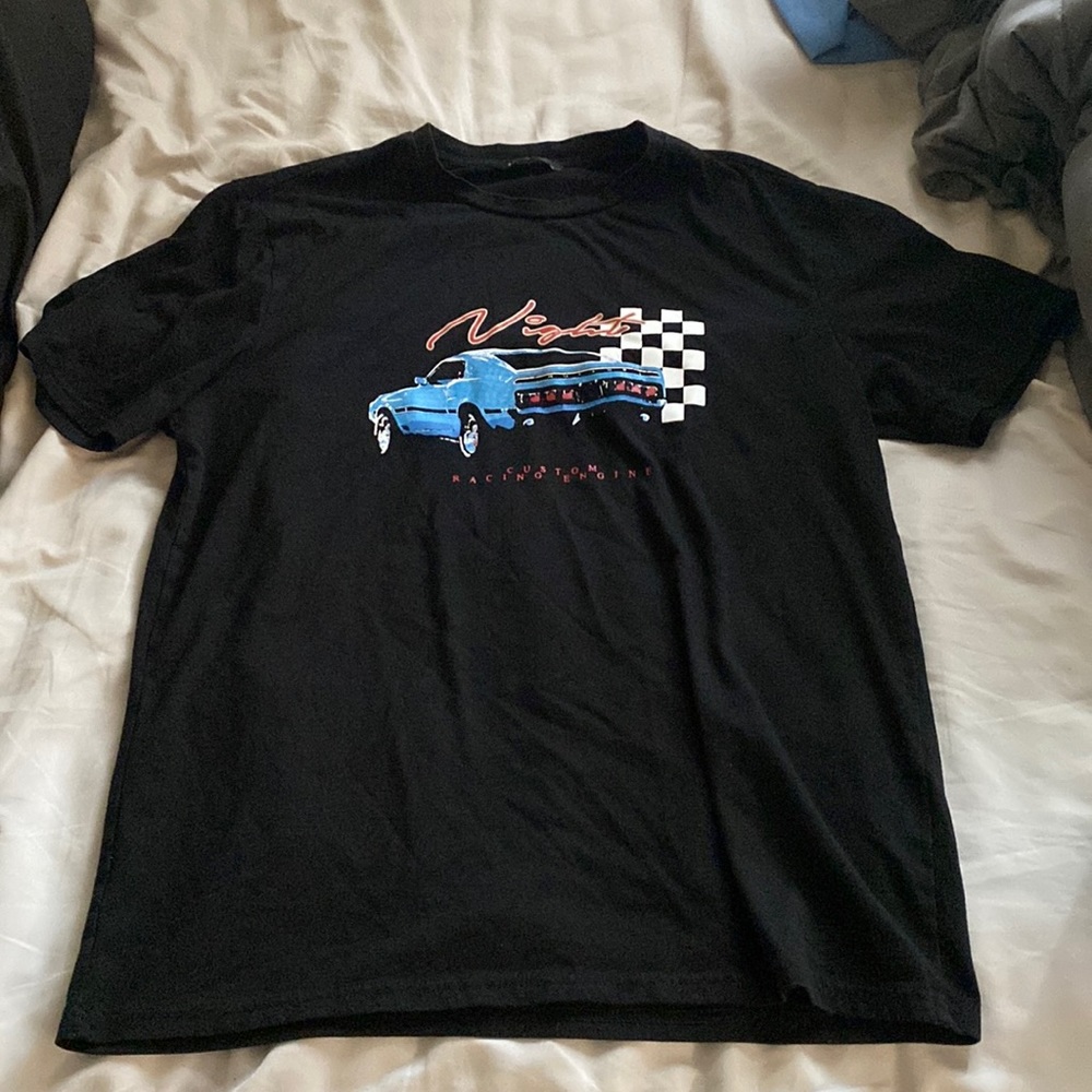 Shein vintage car graphic tee